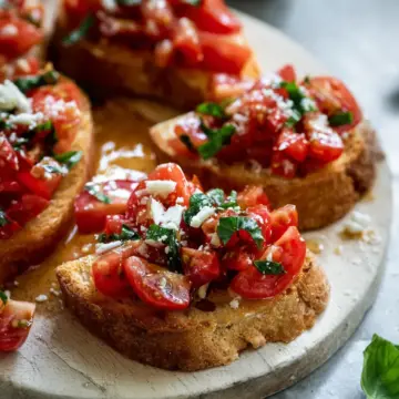 Classic Tomato Bruschetta