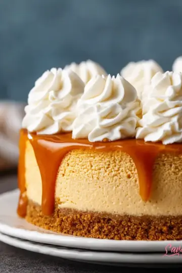 No Bake Pumpkin Cheesecake