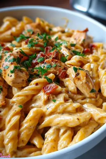 Crock Pot Cajun Chicken Pasta