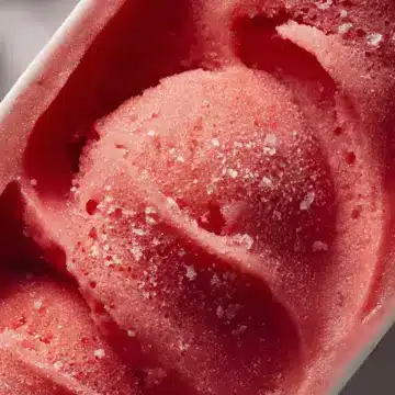Homemade Strawberry Watermelon Sorbet
