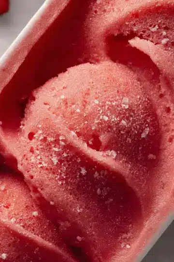 Homemade Strawberry Watermelon Sorbet