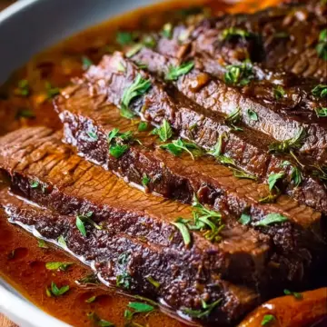 Tender Braised Beef Brisket