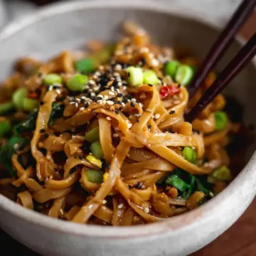 Easy Sesame Miso Noodles