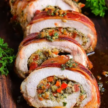 Italian Stuffed Pork Tenderloin