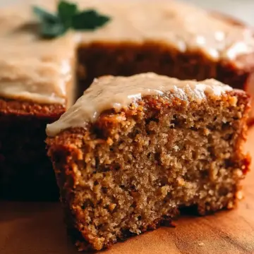 Healthy Applesauce Snack Cake
