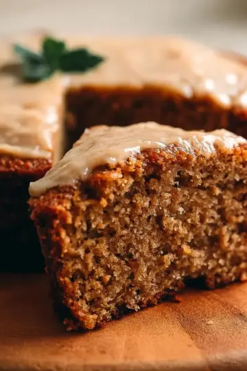 Healthy Applesauce Snack Cake
