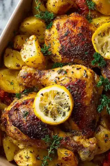 Classic Lemon Chicken and Potatoes
