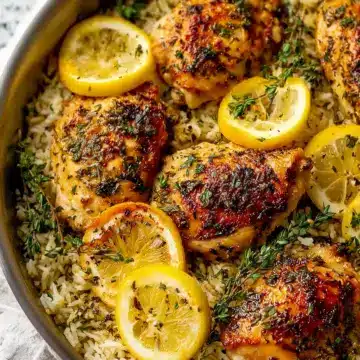 Zesty Lemon Herb Chicken and Rice
