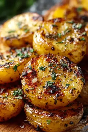 Easy Grilled Garlic Herb Potatoes