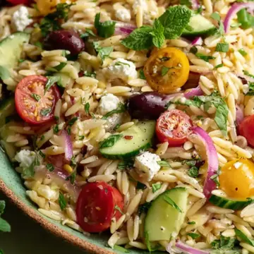 Tasty Orzo Pasta Salad
