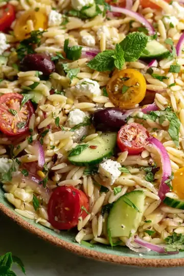 Tasty Orzo Pasta Salad