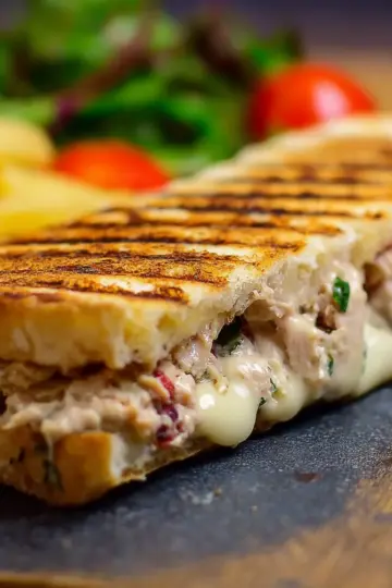 Tuna and Cheese Melt Panini