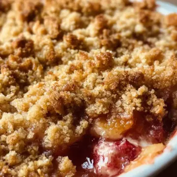 Easy Rhubarb Crisp