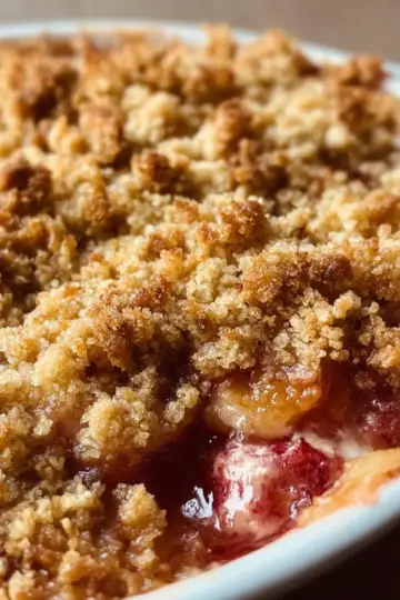 Easy Rhubarb Crisp