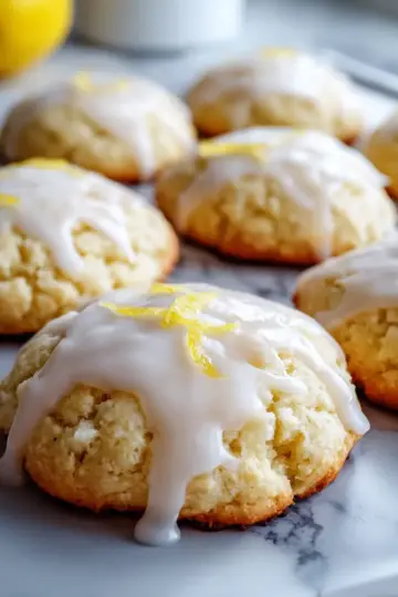 Easy Soft Italian Ricotta Cookies with Lemon Glaze