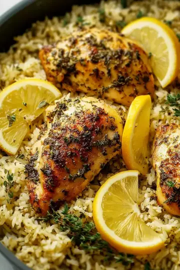 Zesty Lemon Herb Chicken and Rice