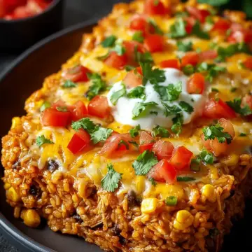 Chicken Enchilada Rice Casserole Recipe