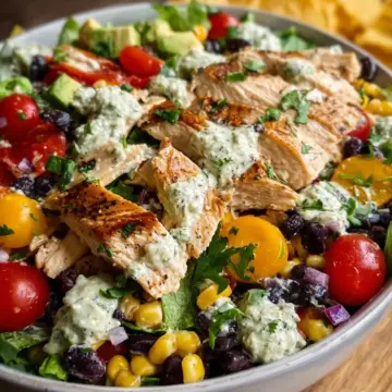 High Protein Southwest Chicken Salad