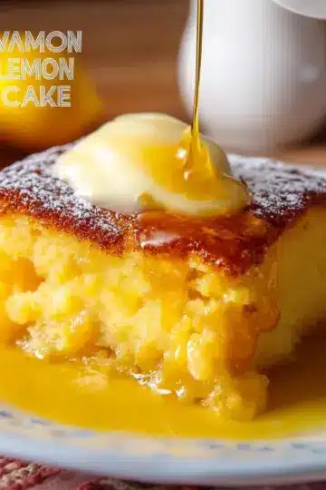 Warm Lemon Pudding Cake