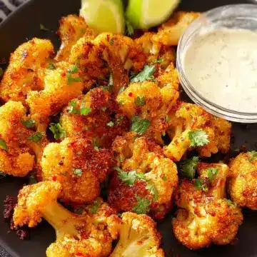 Air Fryer Curry Cauliflower