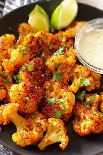 Air Fryer Curry Cauliflower