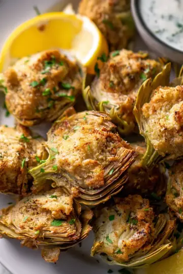 Air Fryer Crispy Artichokes