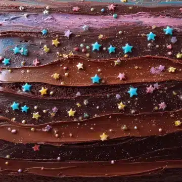 Cosmic Brownie Cake for Fudgy Chocolate Birthday Bliss