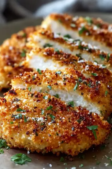 Crispy Parmesan Crusted Chicken That’s Dinner Perfection