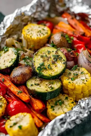 Perfect Grilled Vegetables Foil Packets