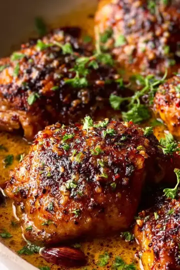 Quick Marry Me Chicken Thighs
