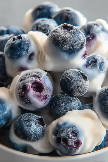 Healthy Frozen Yogurt Covered Blueberries: An Incredible Ultimate Treat