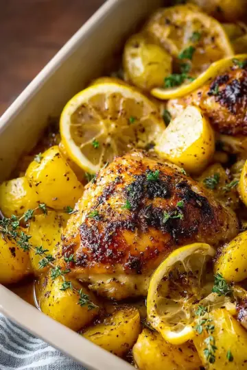 Classic Lemon Chicken and Potatoes