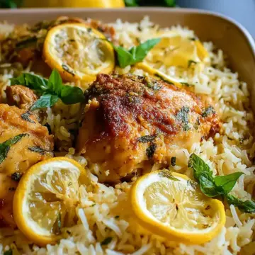 Best Lemon Chicken and Rice Casserole