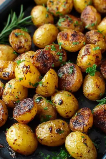 Crispy Grilled Baby Potatoes