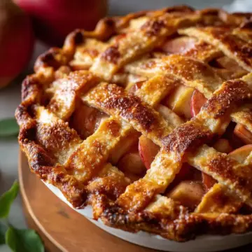 Delicious Apple Rhubarb Pie