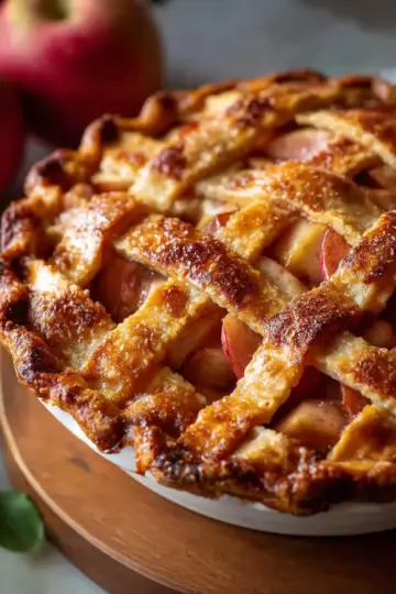 Delicious Apple Rhubarb Pie