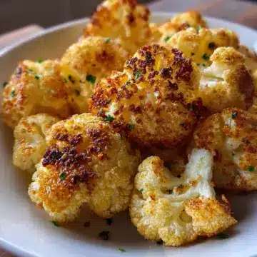 Garlic Butter Roasted Cauliflower