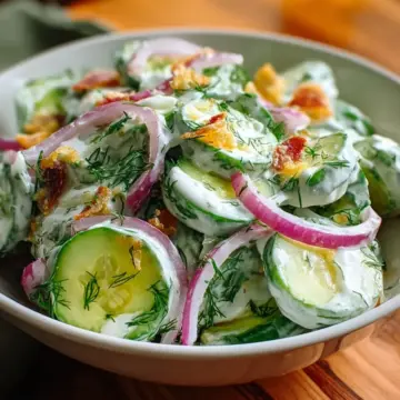Cucumber Ranch Crispy Salad