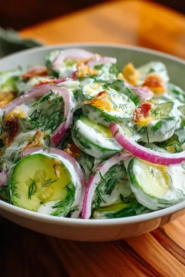 Cucumber Ranch Crispy Salad